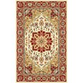Lyndhurst Collection Ivory/ Red Rug (3'3 x 5'3)
