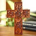 Mahogany Lotus Blossoms Cross (Indonesia)