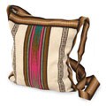 Multi Color Wool Shoulder Bag (Peru)