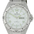 Croton Men's White Dial Stainless Steel Watch