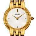 Seiko Women's White Dial Goldtone Fashion Watch