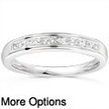 14k Gold 1/4ct TDW Princess Diamond Wedding Band (H-I, I1-I2)