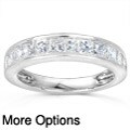 14k Gold 1ct TDW Princess Diamond Wedding Band (H-I, I1-I2)