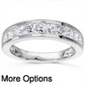 14k Gold 1ct TDW Princess Diamond Wedding Band (G-H, SI1-SI2)