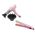 CHI Pink Flat Iron and Dryer Combo