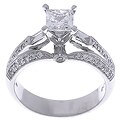 14k White Gold 1ct TDW Diamond Bridal Ring