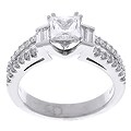14k White Gold 1ct TDW Diamond Engagement Ring