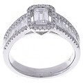 14k White Gold 1ct TDW Diamond Engagement Ring