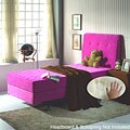 Pink 8-inch Twin-size Memory Foam Mattress