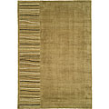Calvin Klein Khaki Silk and Wool Rug (8'3 x 11')