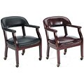 Boss Wheeled Captain's Guest Arm Chair
