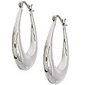 Sterling Essentials Sterling Silver Polished Hoop Earrings