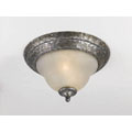 Monaco Forged Iron 2-light Flush-mount Fixture