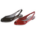 MIA Emily Peep Toe Sling Back Flats