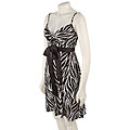 Tiana B. Zebra Print Cocktail Dress