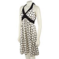 Tiana B. Polka Dot Halter Dress