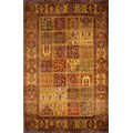 Beneficial guideline for Bakhtiari rug Woven Dora Bachtiari Cognac Rug (7'8 x 9'10)