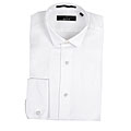 Joseph Abboud Black Tie Men's Pique Formal Shirt