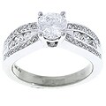 14k White Gold 1ct TDW Diamond Engagement Ring