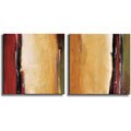 abstract Art Title Generator Solar Emission by Noah Li-Leger Stretched Canvas Set
