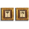 Stately Palm by Mindeli Stretched Canvas Art Set
