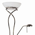 Luxor Spiral Torchiere Side Light Floor Lamp