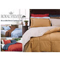 Royal Velvet Reversible Down Comforter and Sham Set