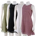 Galeno Sleeveless Allover Eyelet Shift Dress