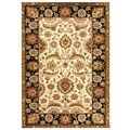 Hand-tufted Ivory black Wool Rug (8 x 10-6)