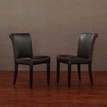 Cosmopolitan Dark Brown Dining Chair (Set of 2)