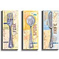 Lorton Open Stock 3-pc Stretched Canvas Art Set