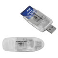 SD/ MMC 2-in-1 USB Memory Card Reader/ Writer