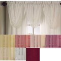 Platinum Voile Sheer 3-piece Toga Valance Set