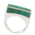 Sterling Silver Turquoise Inlay Ring