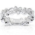 14k White Gold 1/5ct TDW Round Diamond Band (H-I, I1-I2)