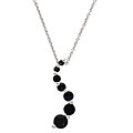Glitzy Rocks Sterling Silver Sapphire Journey Pendant