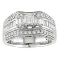 14k White Gold 2ct TDW Diamond Engagement Ring