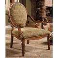 Large Scroll Arm Chair Sage