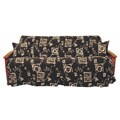 Zen Dream Tapestry Full-sized Skirted Futon Slip Cover Set