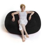 Zoe Black 5-foot Lounger