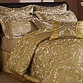 Halifax Gold 4-piece Duvet Cover Set