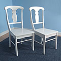 Solid Wood Empire Dining Chairs (Set of 2)