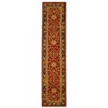 Handmade Oushak Traditional Red Wool Runner (2'3 x 10')