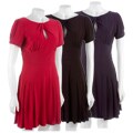 Essentials by A.B.S Knit Keyhole Dress