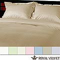 Royal Velvet Dot 330 Thread Count Duvet Cover Set