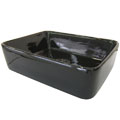 Accommodating guideline on china Petite French Petite Black Vessel Lavatory Sink