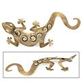 'Golden Gecko' Iron Wall Adornment (Mexico)