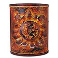 Song for the Sun Iron Candleholder (Mexico)