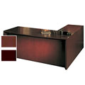 Essential problem solver for mahogany Pedestal desk Mayline Corsica 5-Piece Office Suite