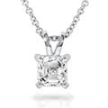 14k White Gold 1/2ct TDW Diamond Necklace (H-I, SI1-SI2)
